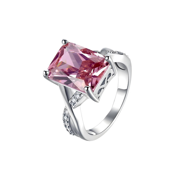 Pink Crystal Ring