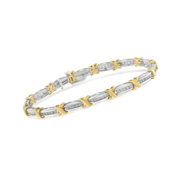 Radiant Duo Diamond Bracelet