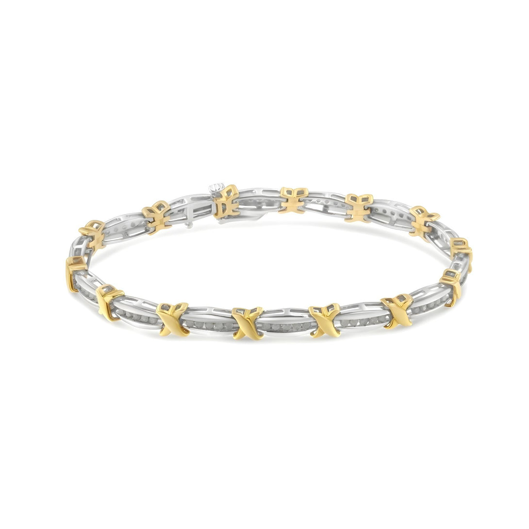 Radiant Duo Diamond Bracelet