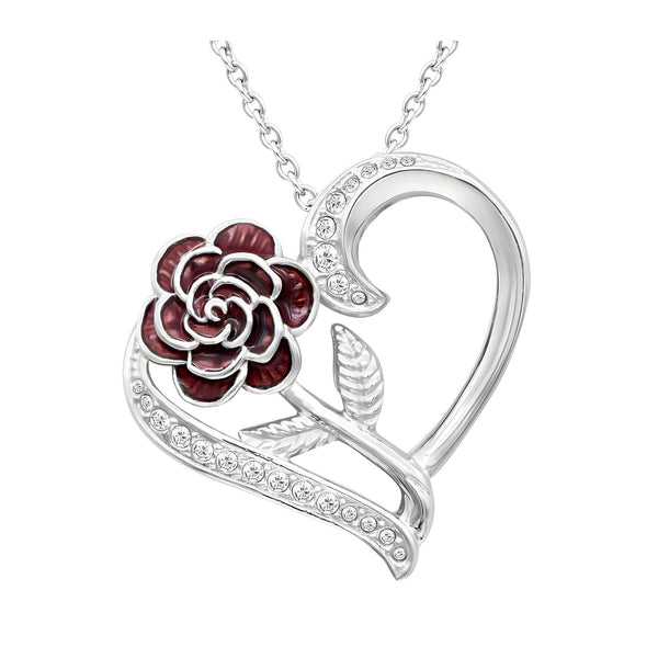 Rosa Dell’Amore Heart Necklace