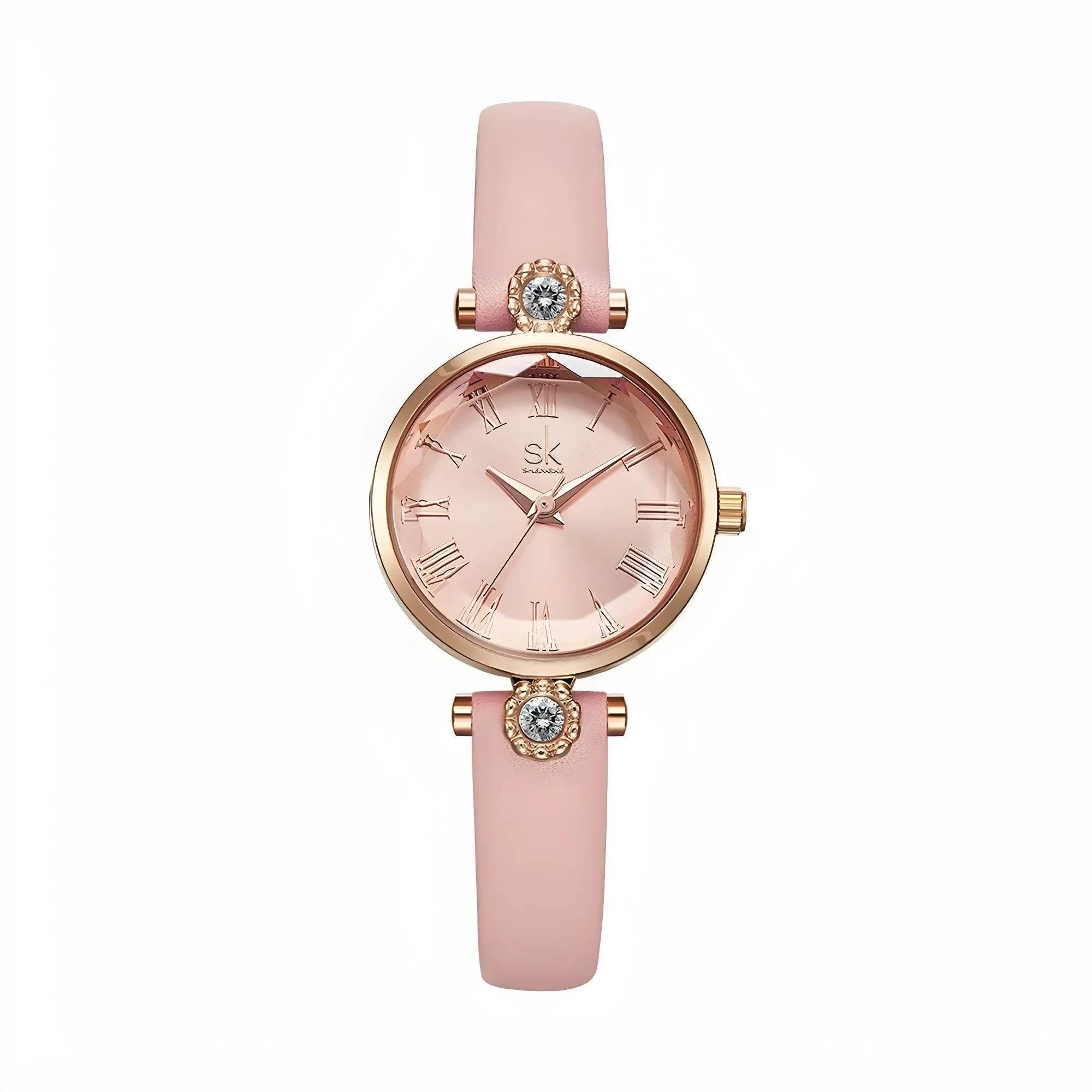 Rosalie Bloom – Diamond Accent Floral Watch - Jewellar
