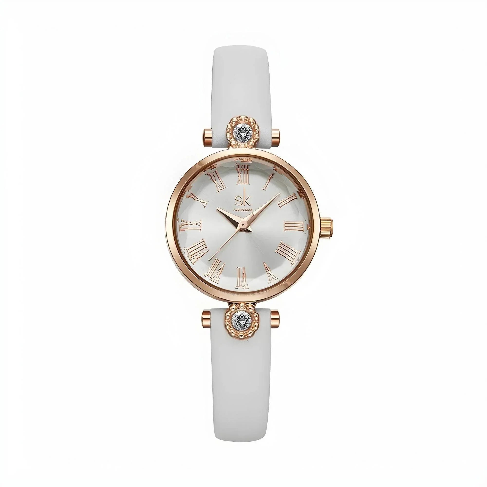 Rosalie Bloom – Diamond Accent Floral Watch - Jewellar