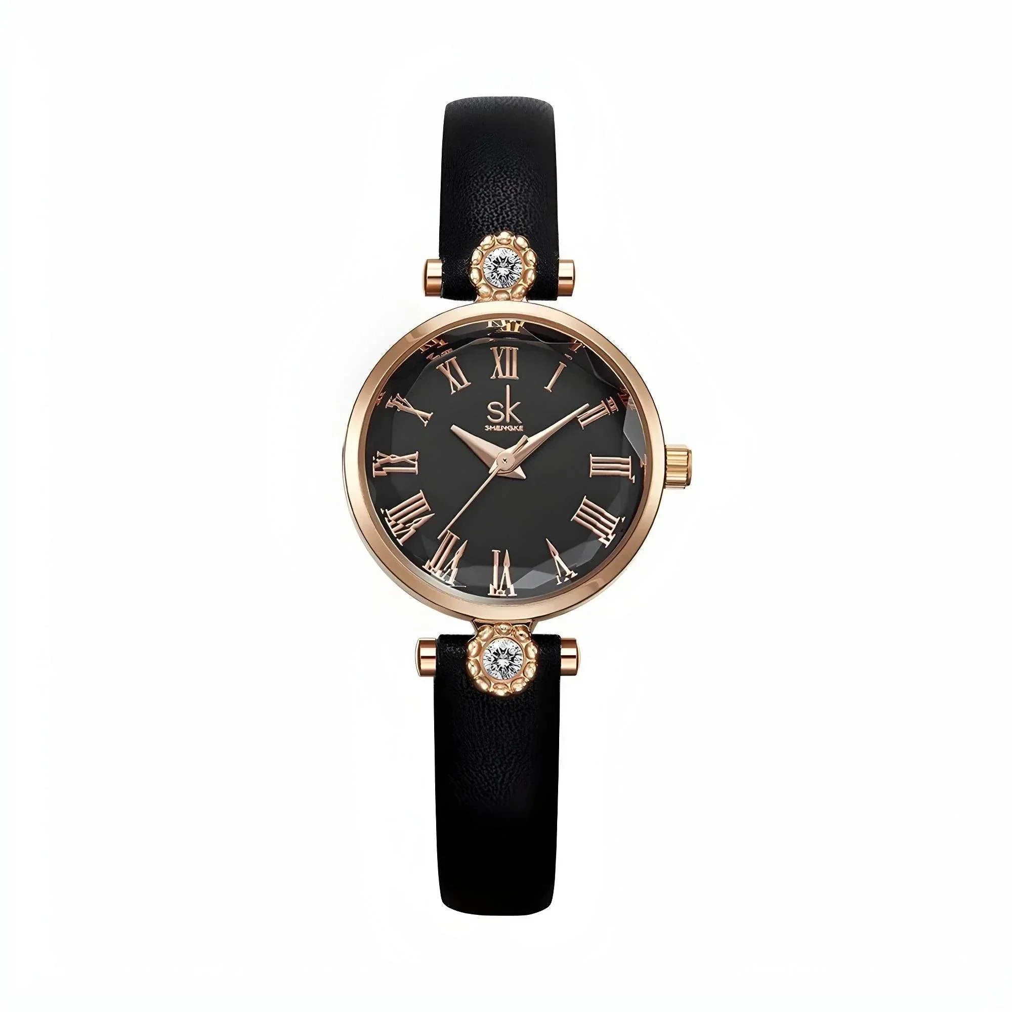 Rosalie Bloom – Diamond Accent Floral Watch - Jewellar