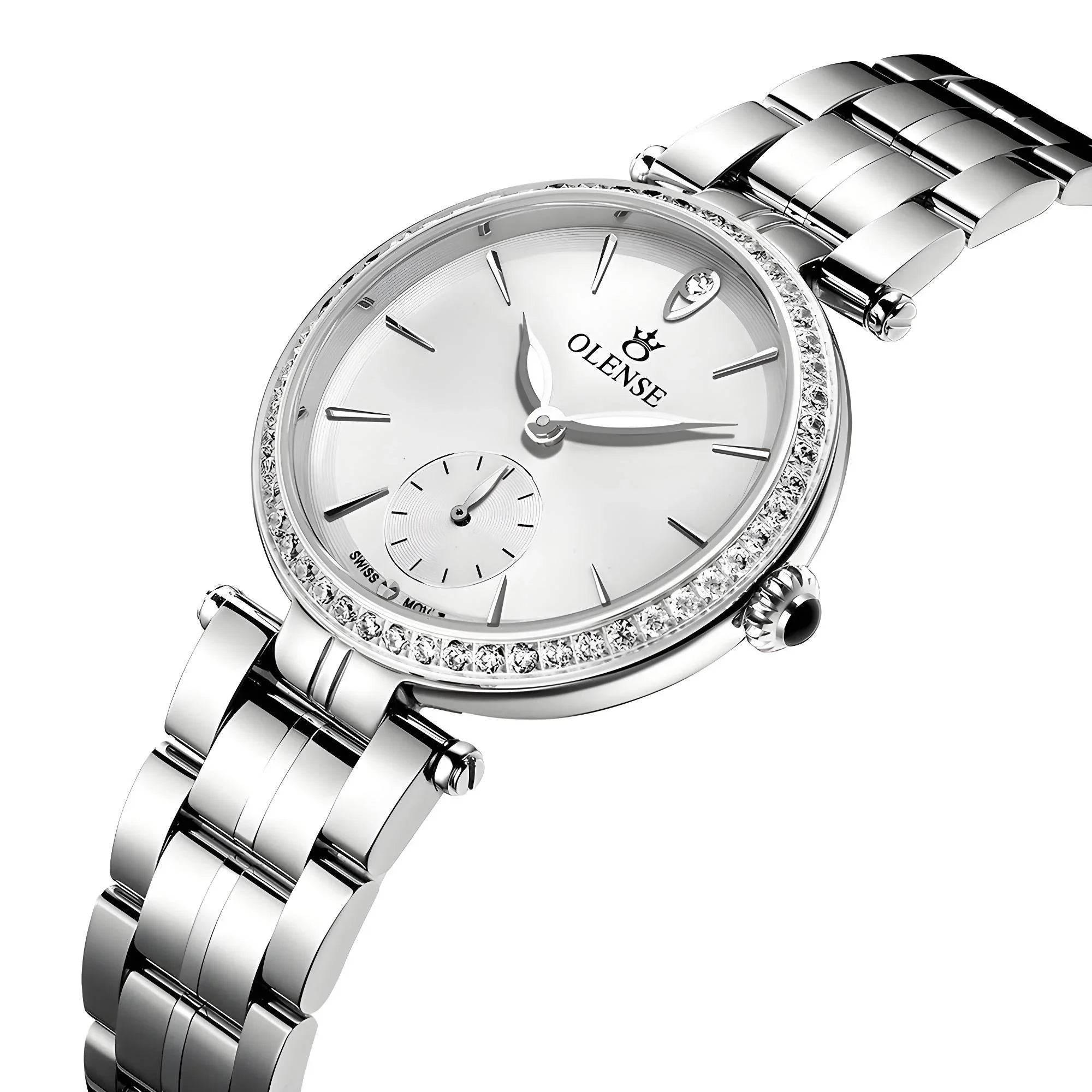 Sapphire Grace – Premium Stainless Steel Watch - Jewellar
