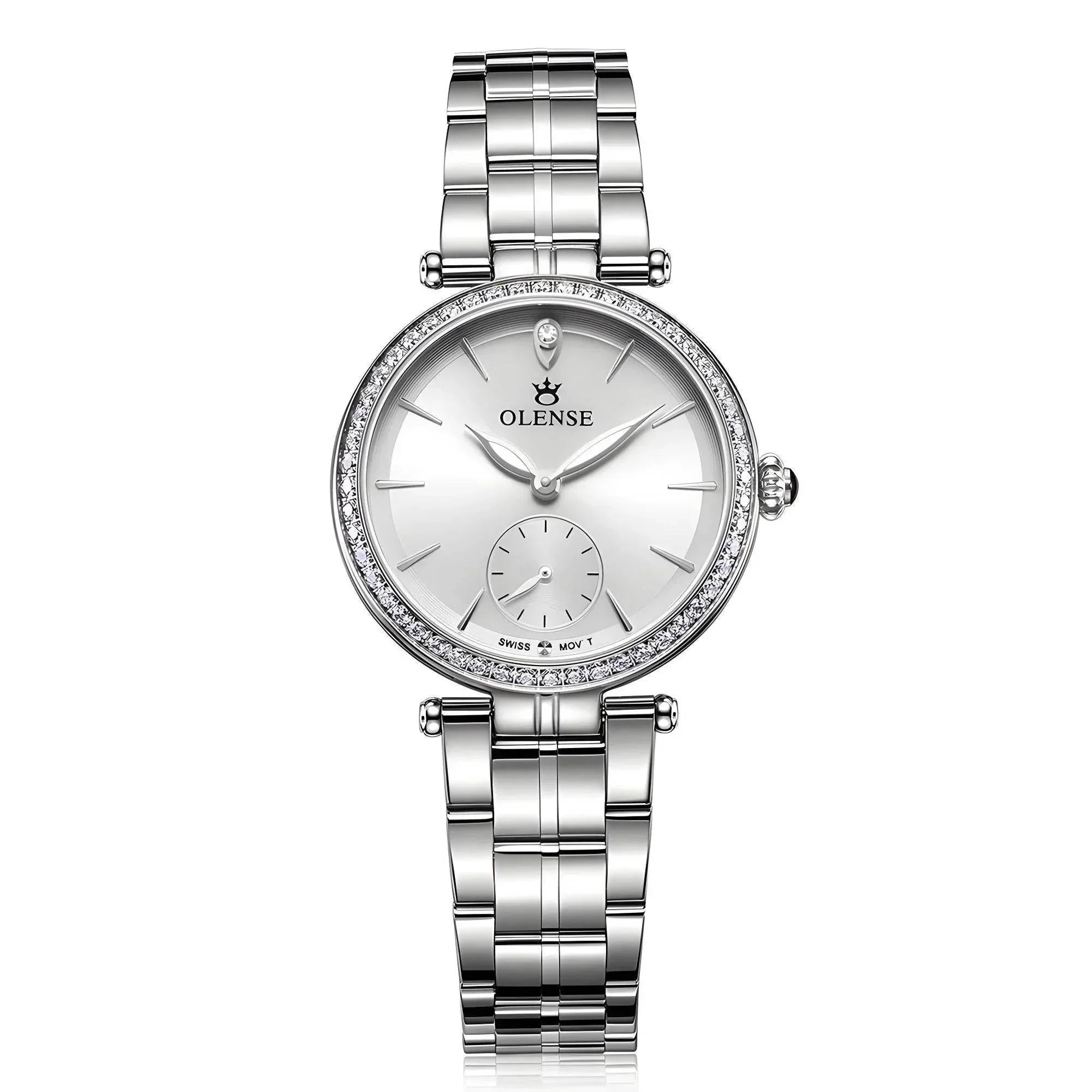 Sapphire Grace – Premium Stainless Steel Watch - Jewellar