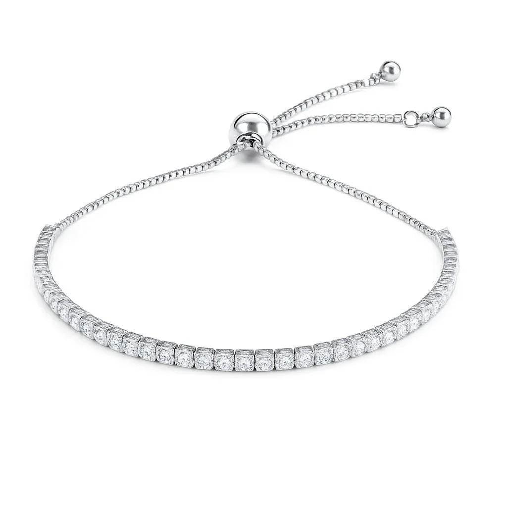 Serenita – 925 Silver Mini Tennis Bracelet with Zircon - Jewellar