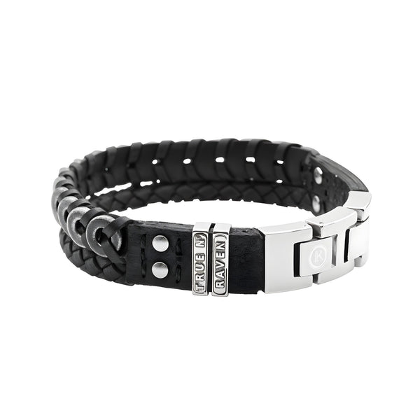 Shadow Steel Braided Bracelet