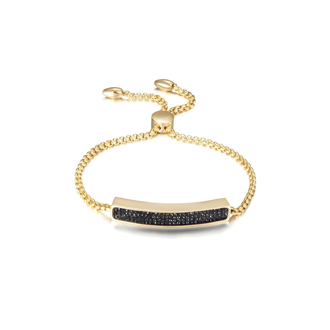 Shiny Linear Friendship Bar Bracelet
