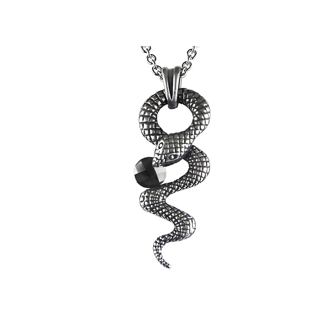 Sophia - Steel and Hematite Necklace