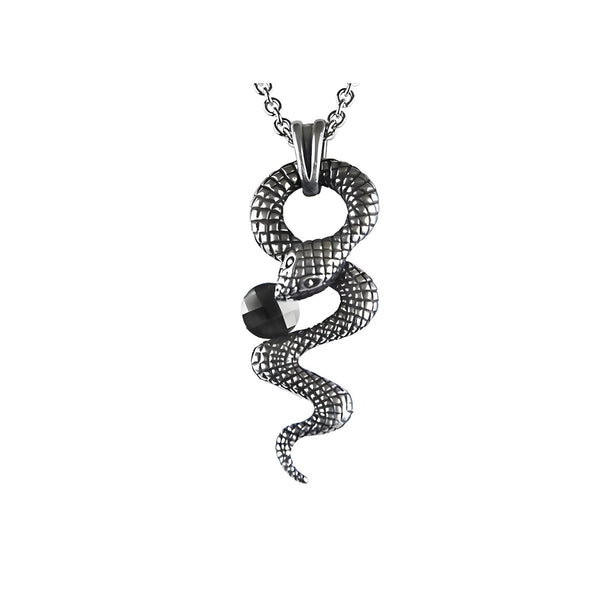 Sophia - Steel and Hematite Necklace
