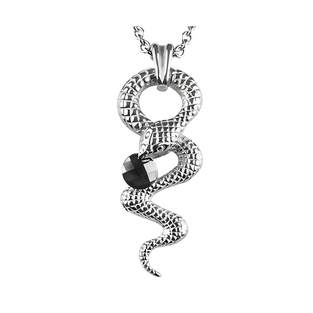 Sophia - Steel and Hematite Necklace