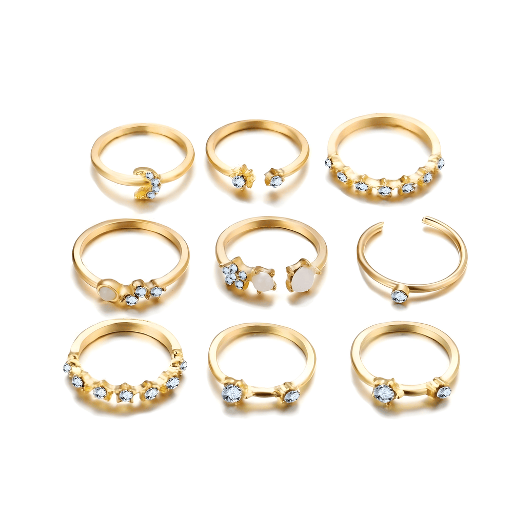 Stellar Aura Ring Set