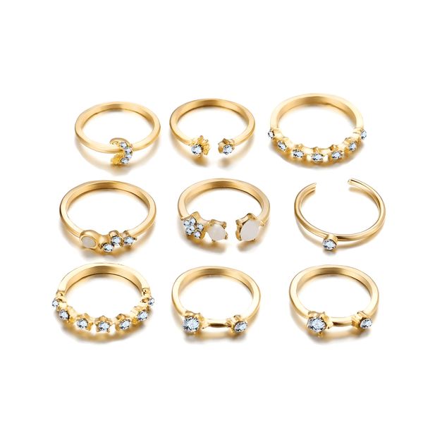 Stellar Aura Ring Set