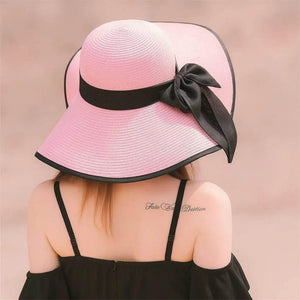 SunBloom – Foldable Wide-Brim Summer Straw Hat - Jewellar