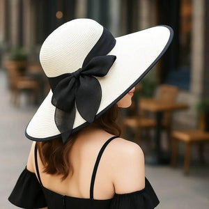 SunBloom – Foldable Wide-Brim Summer Straw Hat - Jewellar