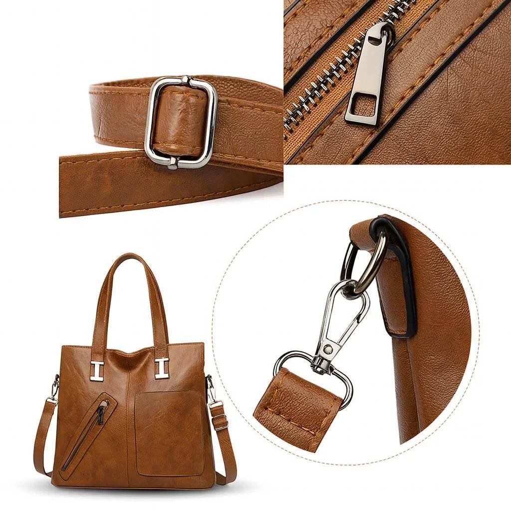 Valencia Carry – Classic Cowhide Shoulder & Tote Bag - Jewellar
