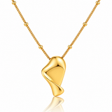 Velora Adjustable Folded Petal Necklace - 18K Gold-Plated 925 Sterling Silver  Jewellar