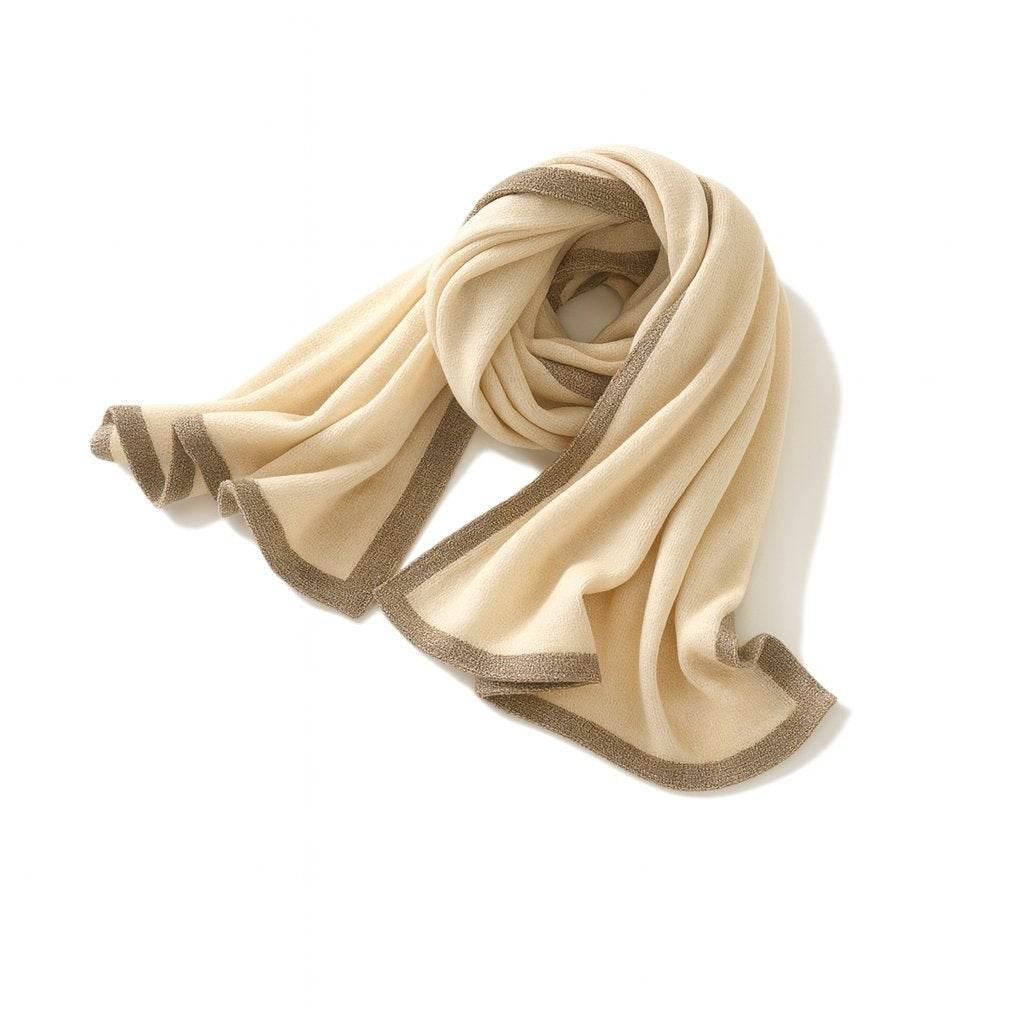 Vienna Knit – Color-Blocked Cashmere Jacquard Scarf - Jewellar
