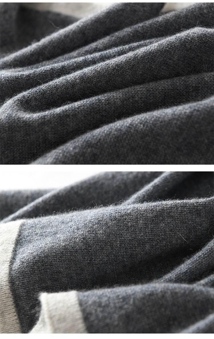 Vienna Knit – Color-Blocked Cashmere Jacquard Scarf - Jewellar