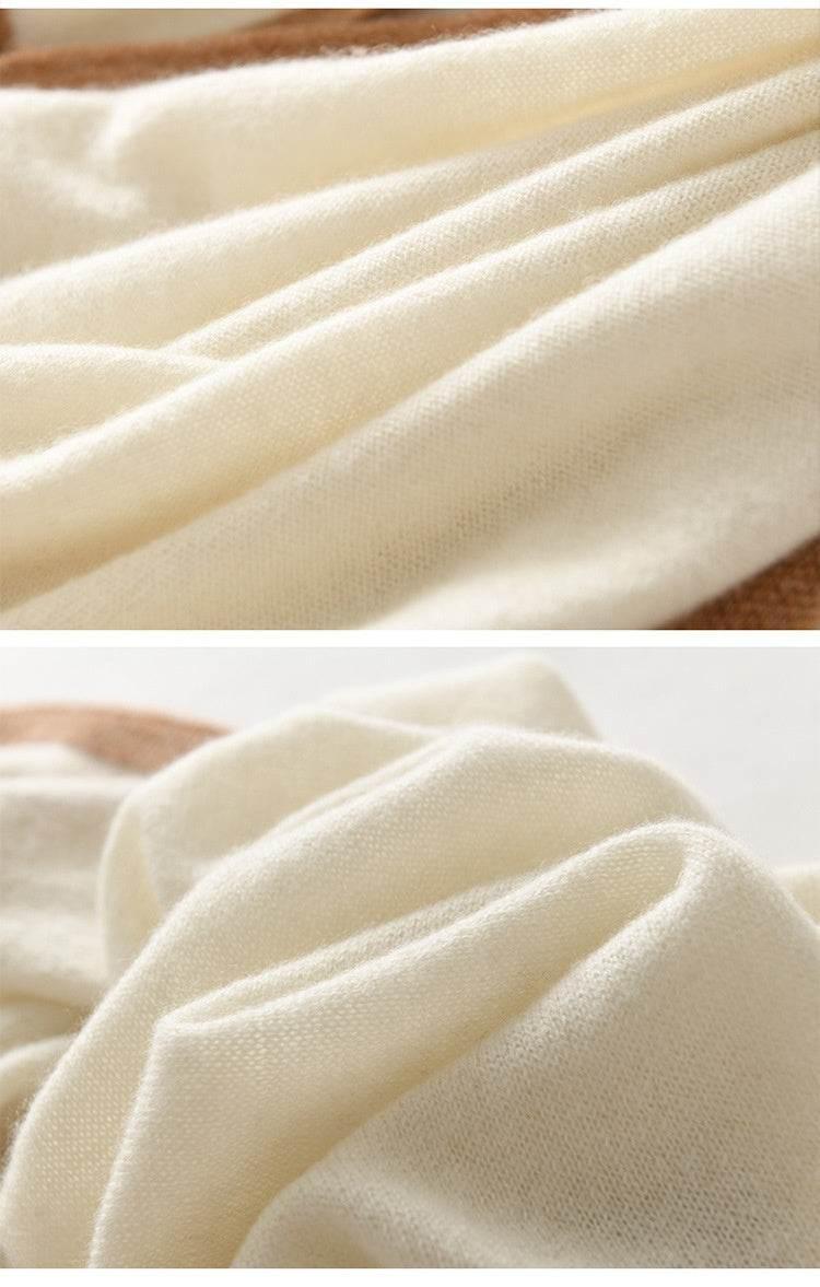 Vienna Knit – Color-Blocked Cashmere Jacquard Scarf - Jewellar