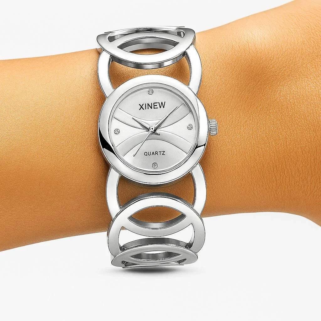 Vita Round – Stainless Steel Bracelet Watch - Jewellar