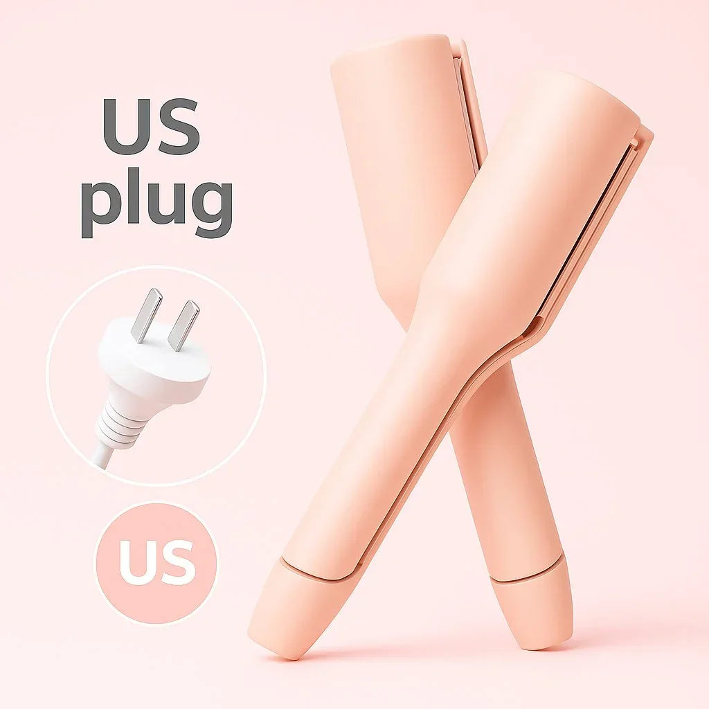 VogueCurl Pro Deep Wave Hair Curler – 32mm Barrel, 4 Heat Settings, Negative Ion Technology