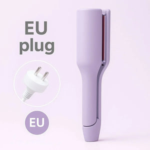 VogueCurl Pro Deep Wave Hair Curler – 32mm Barrel, 4 Heat Settings, Negative Ion Technology