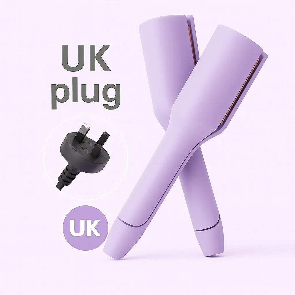 VogueCurl Pro Deep Wave Hair Curler – 32mm Barrel, 4 Heat Settings, Negative Ion Technology
