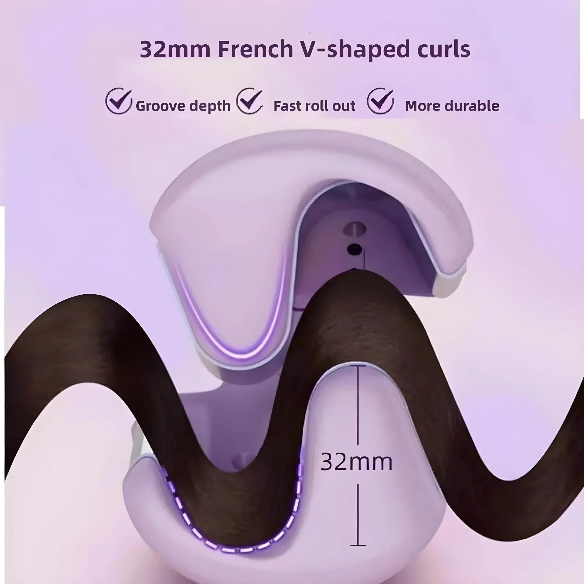 VogueCurl Pro – Professional Deep Wave Hair Curler - Jewellar