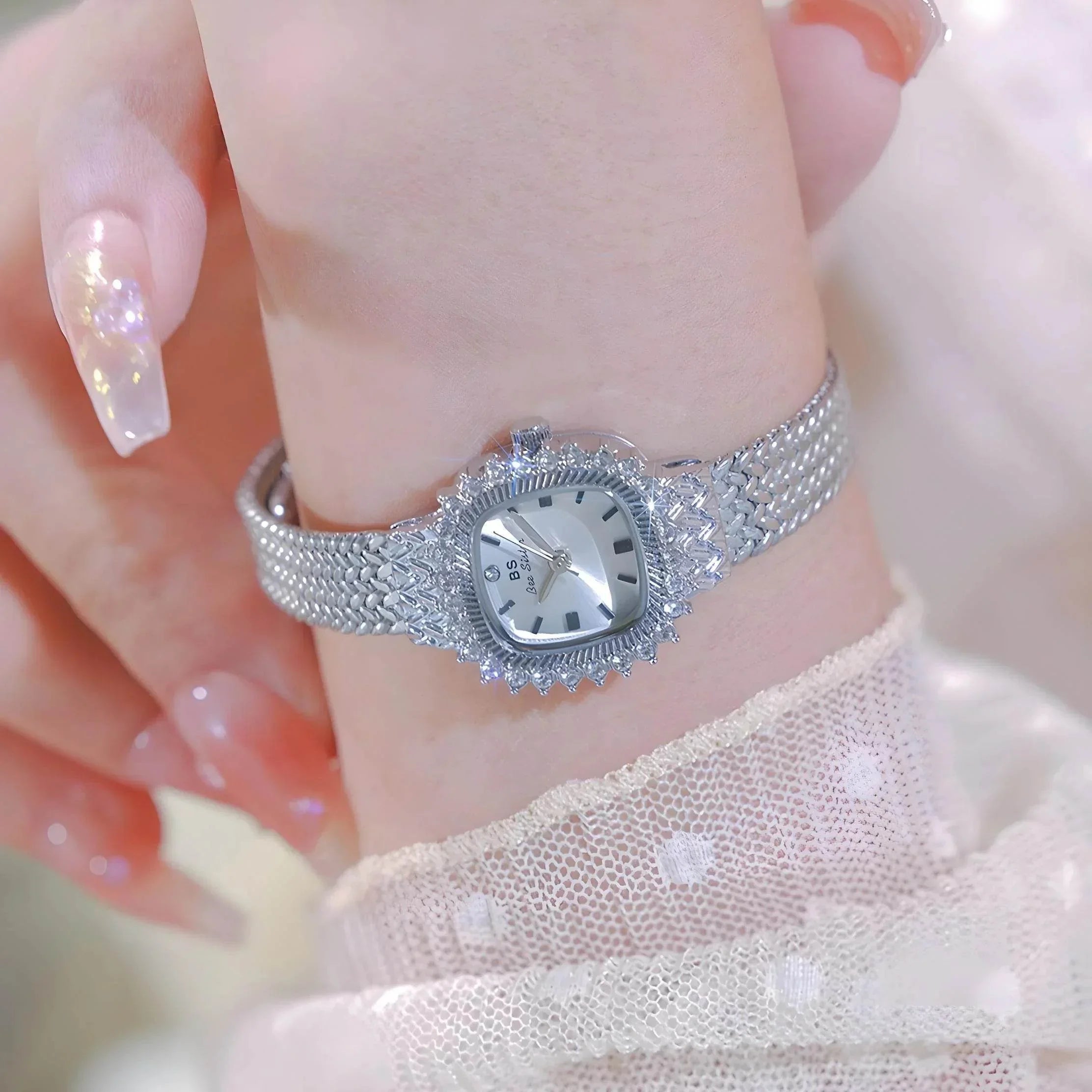 Wheat Mini – Retro Square Quartz Watch - Jewellar