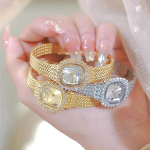 Wheat Mini – Retro Square Quartz Watch - Jewellar