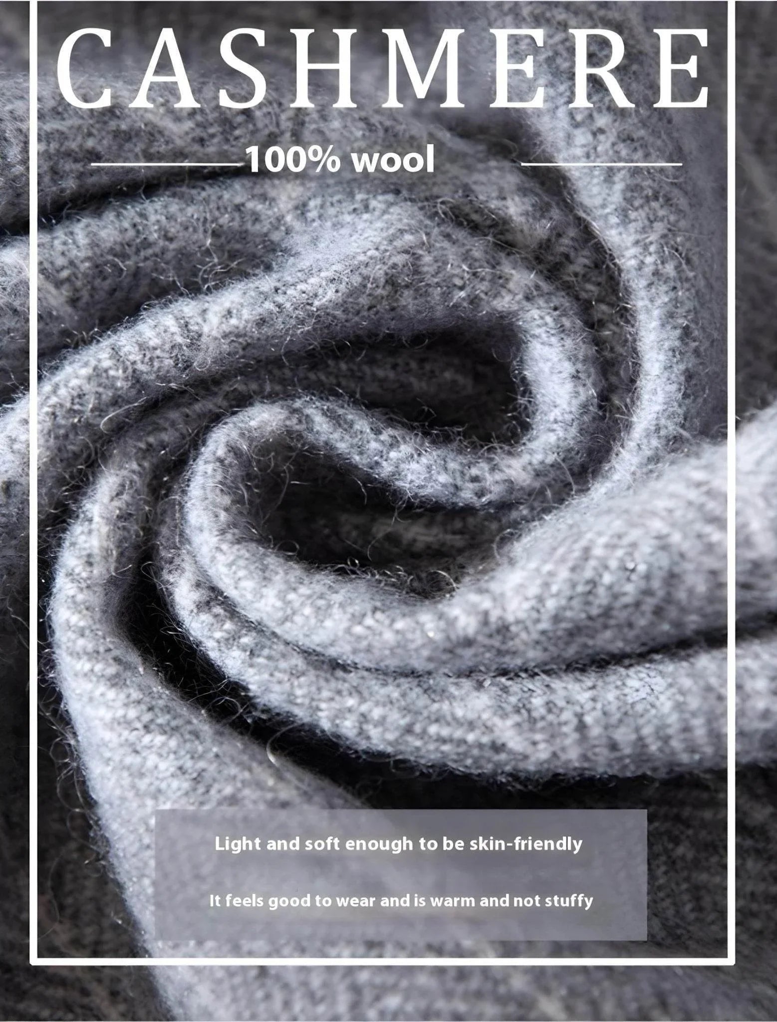 Éline Stripe – Wool Striped Long Scarf Shawl - Jewellar